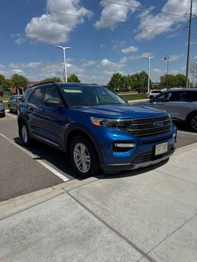 Blue Metallic 2023 Ford Explorer XLT