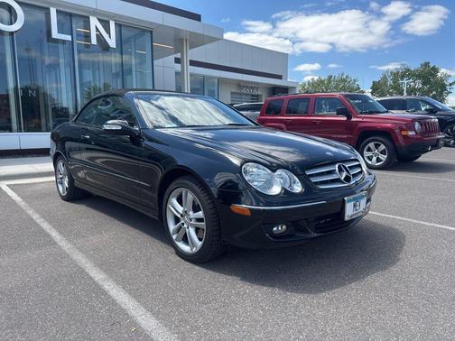 Black Opal Metallic 2007 Mercedes-Benz CLK-Class 350 Cabriolet