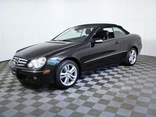 Black Opal Metallic 2007 Mercedes-Benz CLK-Class 350 Cabriolet