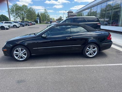 Black Opal Metallic 2007 Mercedes-Benz CLK-Class 350 Cabriolet