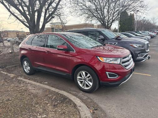 Ruby Red Metallic 2017 Ford Edge SEL