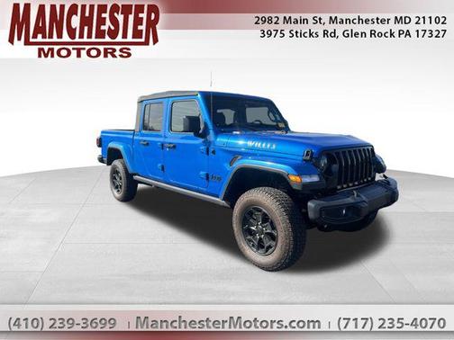 Hydro Blue Pearlcoat 2021 Jeep Gladiator Willys