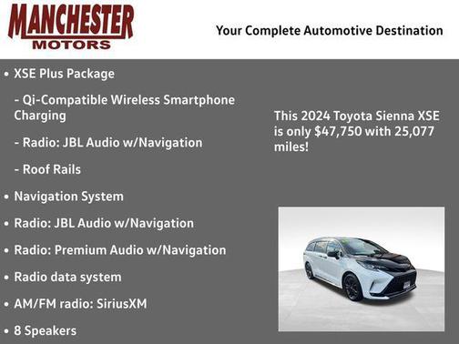 2024 Toyota Sienna XSE 7 Passenger