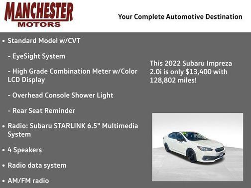 2022 Subaru Impreza Base