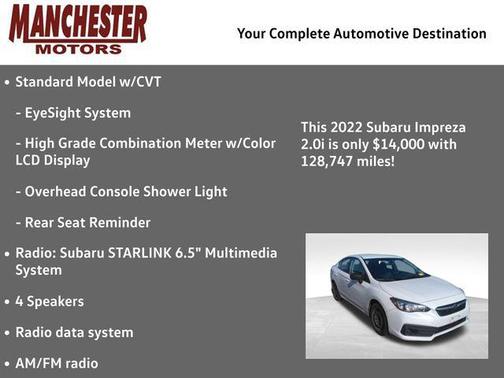 2022 Subaru Impreza Base
