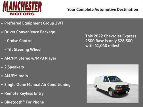 2022 Chevrolet Express 2500 Work Van