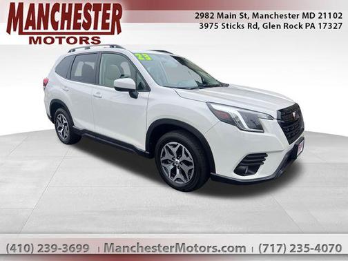Crystal White Pearl 2023 Subaru Forester Premium