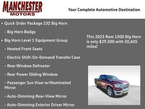 2023 RAM 1500 Big Horn/Lone Star