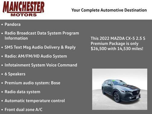 2022 Mazda CX-5 2.5 S Premium Package