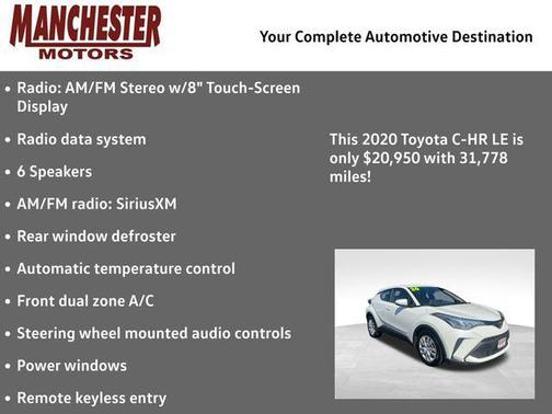 2020 Toyota C-HR LE