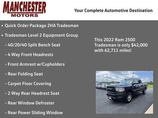 Patriot Blue Pearlcoat 2022 RAM 2500 Tradesman