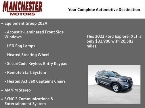 Carbonized Gray Metallic 2023 Ford Explorer XLT