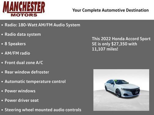 2022 Honda Accord Sport SE 1.5T