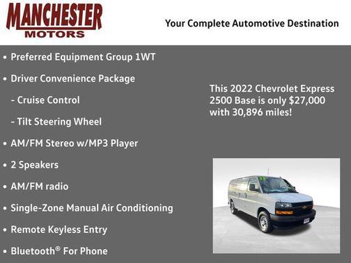 2022 Chevrolet Express 2500 Work Van