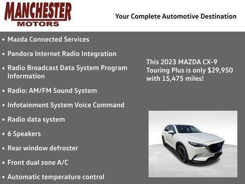 Snowflake White Pearl Mica 2023 Mazda CX-9 Touring