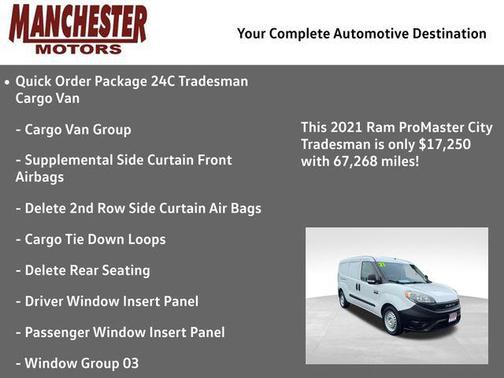 2021 RAM ProMaster City Tradesman