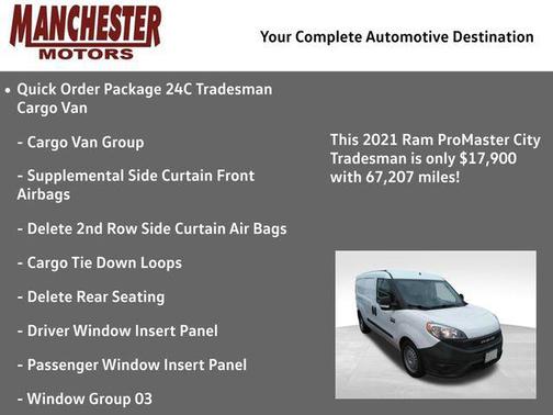 2021 RAM ProMaster City Tradesman
