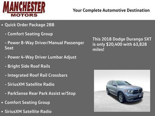 2018 Dodge Durango SXT Plus