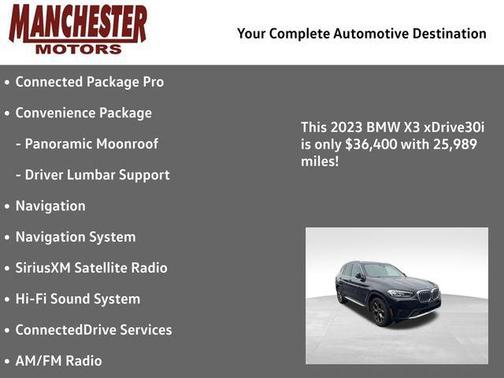 2023 BMW X3 xDrive30i