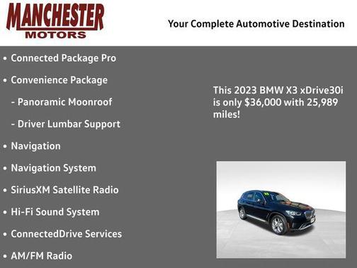 2023 BMW X3 xDrive30i