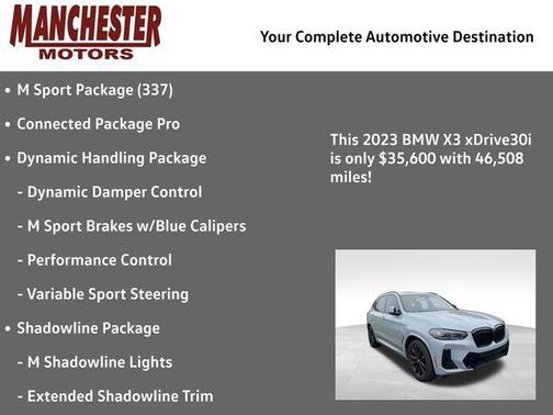 Brooklyn Gray Metallic 2023 BMW X3 xDrive30i