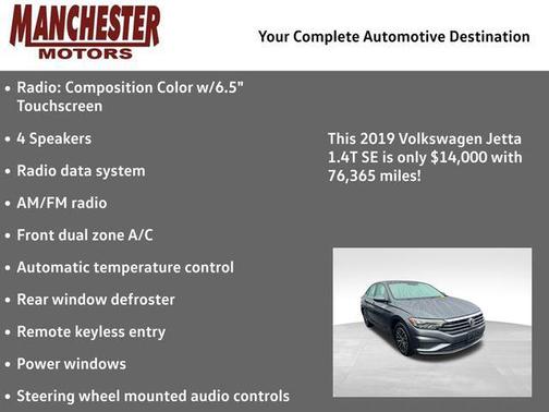 2019 Volkswagen Jetta 1.4T SE