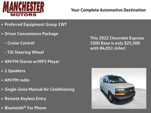 2022 Chevrolet Express 2500 Work Van