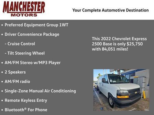 2022 Chevrolet Express 2500 Work Van