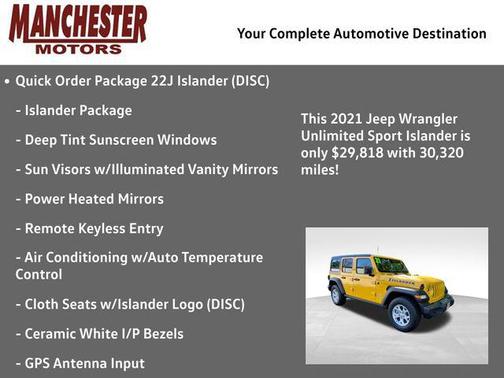 Hellayella Clearcoat 2021 Jeep Wrangler Unlimited Unlimited Islander