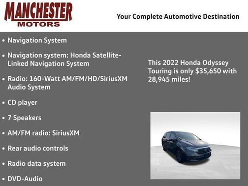 2022 Honda Odyssey Touring
