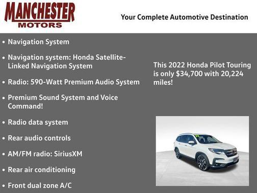 2022 Honda Pilot Touring 8-Passenger