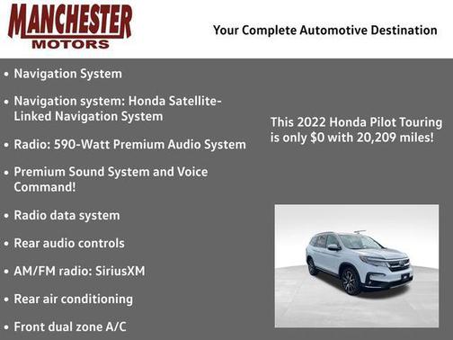 2022 Honda Pilot Touring 8-Passenger