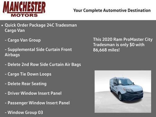 2020 RAM ProMaster City Tradesman
