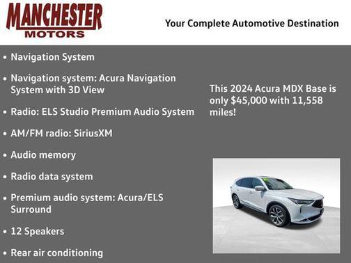 2024 Acura MDX Technology