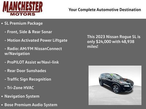 Super Black 2023 Nissan Rogue SL