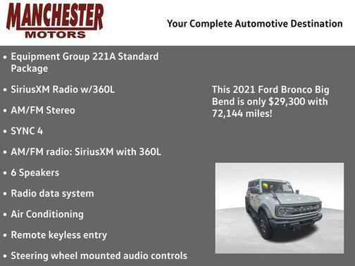 2021 Ford Bronco Big Bend