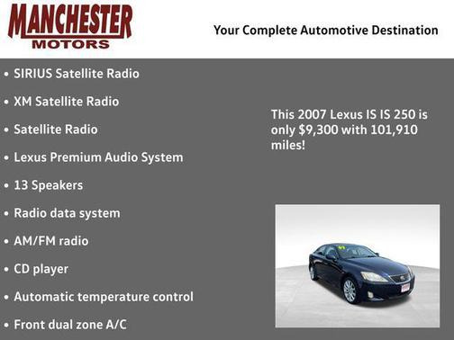 2007 Lexus IS 250 Base