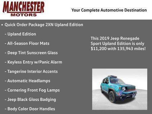 2019 Jeep Renegade Upland