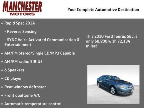 2010 Ford Taurus SEL