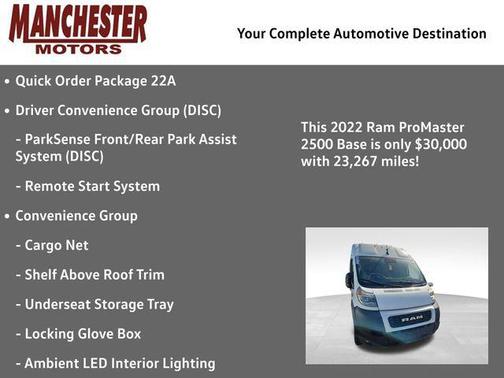 2022 RAM ProMaster 2500 High Roof