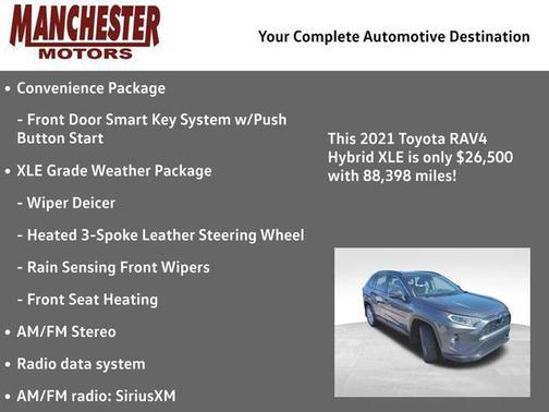 Magnetic Gray Metallic 2021 Toyota RAV4 Hybrid XLE