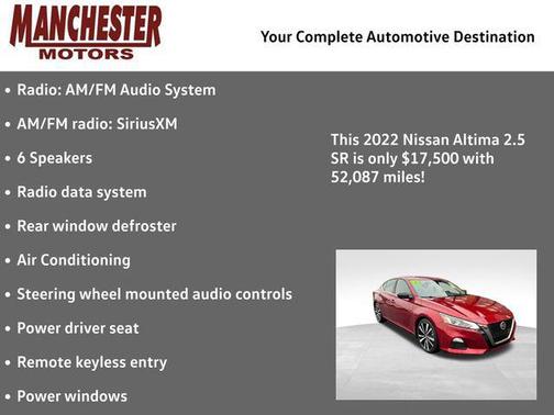 Scarlet Ember Tintcoat 2022 Nissan Altima 2.5 SR