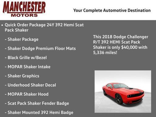 2018 Dodge Challenger R/T Scat Pack