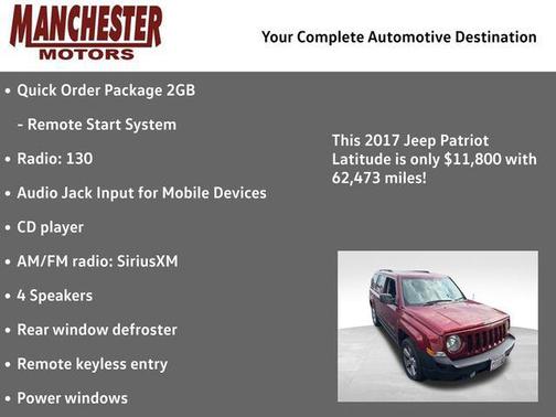 2017 Jeep Patriot Latitude