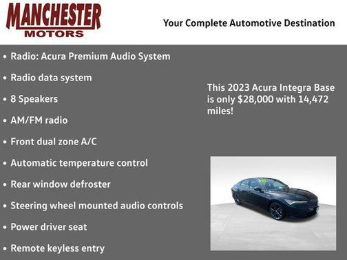 Majestic Black Pearl 2023 Acura Integra A-Spec Package