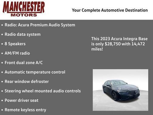 Majestic Black Pearl 2023 Acura Integra A-Spec Package