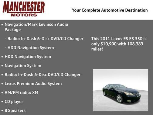 2011 Lexus ES 350 Base