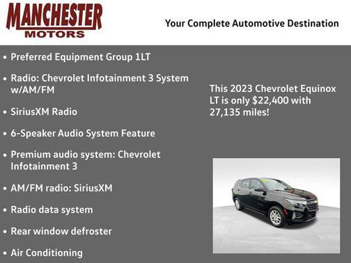 Mosaic Black Metallic 2023 Chevrolet Equinox 1LT