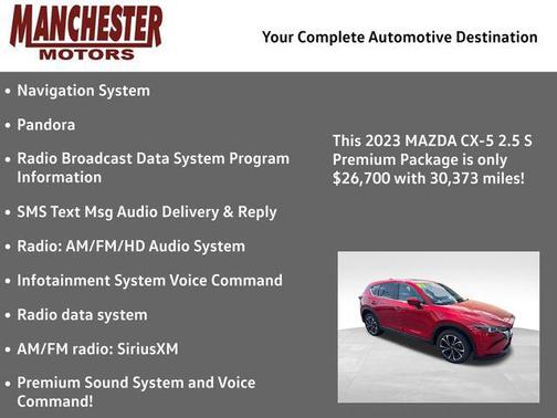 Soul Red Crystal Metallic 2023 Mazda CX-5 2.5 S