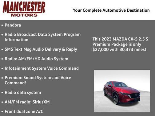 Soul Red Crystal Metallic 2023 Mazda CX-5 2.5 S